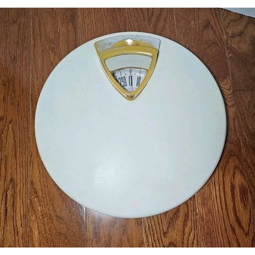 Vintage round white counselor - round,