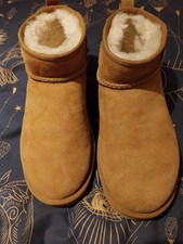 Ugg Ultra Mini Boots Uk7 Eu40 In Chestnut.