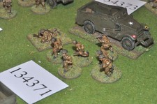 20mm WW2 / british - half track & 8 infantry - (134371)