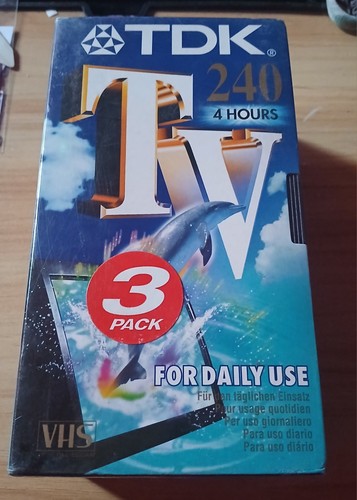 Tdk vhs blank - blank, video
