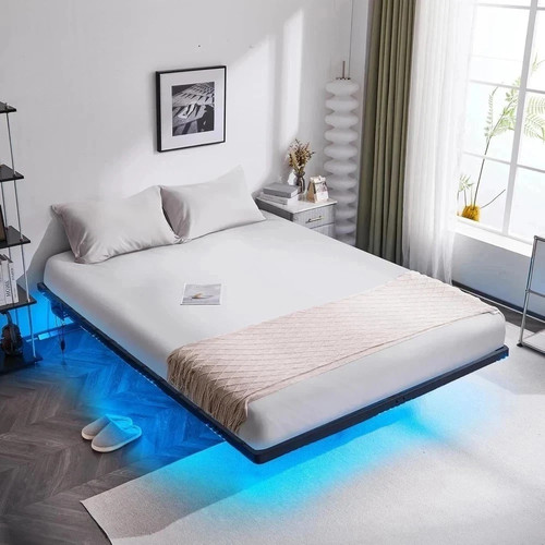 Floating bed frame full - floating,
