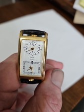 Vintage Gold Tone Dual Time