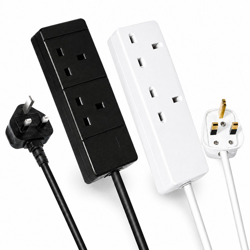 Gang extension lead 5m - extension, 1m