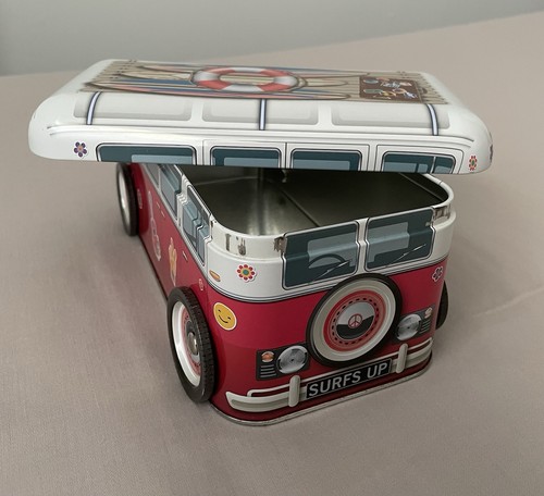 Red camper van - camper, biscuit