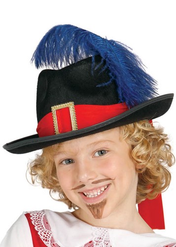 Kids size musketeer hat - size, with