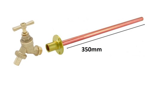 Outside garden tap wall plate - garden,