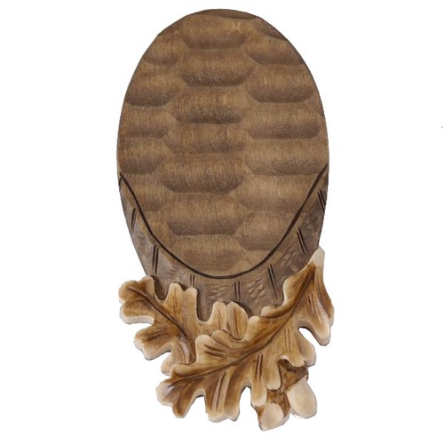 Carved trophy shield for - carved, deer