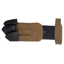 SAS Leather Traditional Gloves for Archery Target Shooting Glove Finger Tab