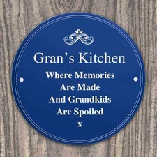 Engraved Personalised Blue