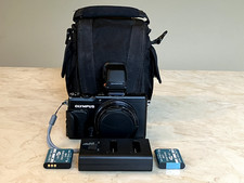 Olympus Stylus XZ-2 12MP Digital Compact Camera + VF-4, 3x Batteries & Case