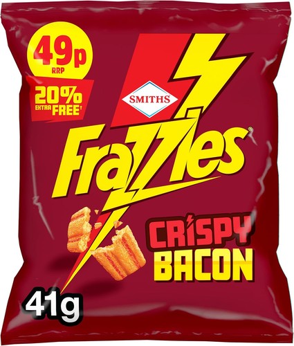 Smiths frazzles bacon crisps - frazzles,