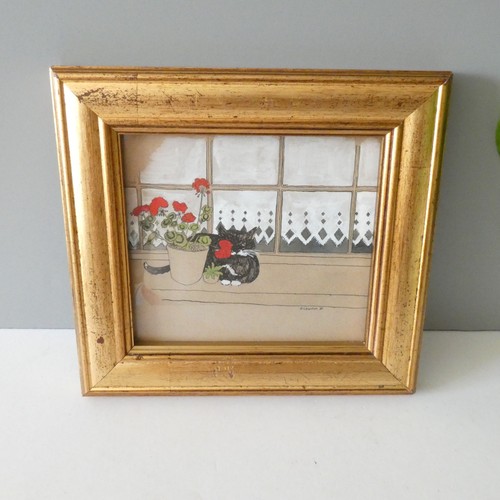 Vintage framed original - framed,