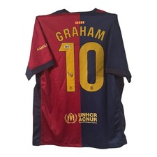 Caroline Graham Hansen Signed Shirt ACG AUTHENTICATION VIDEO PROOF BARCELONA
