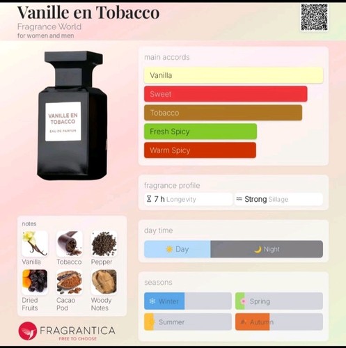 Vanille tobacco 80ml edp - vanille,