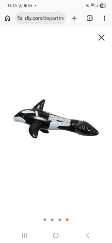 Large whale swimming pool - large,