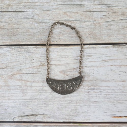 Vintage sherry decanter label - vintage,