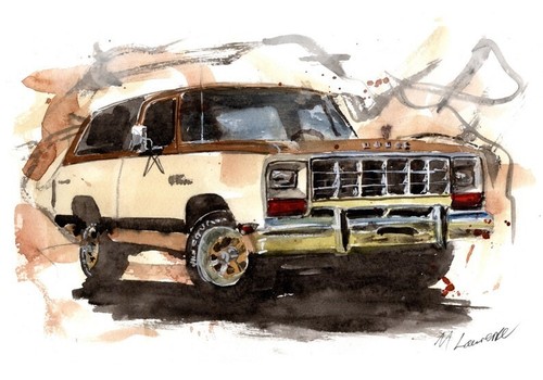 Painting dodge ramcharger - painting,
