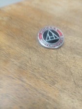 Rare Vintage Enamel Motorcycle