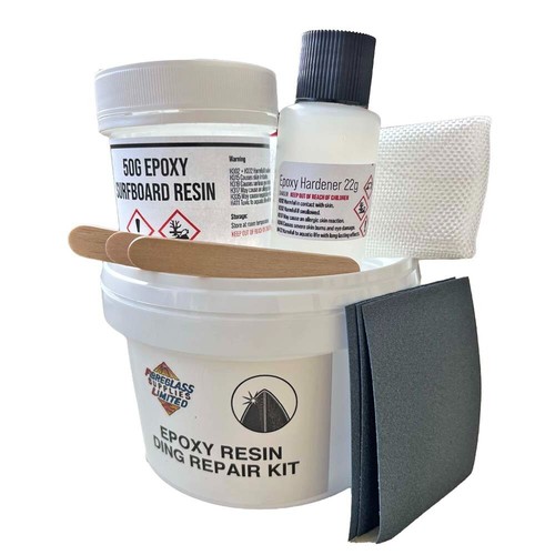 Epoxy surfboard ding - epoxy, repair