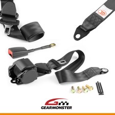 Black 3 Point Inertia Seat