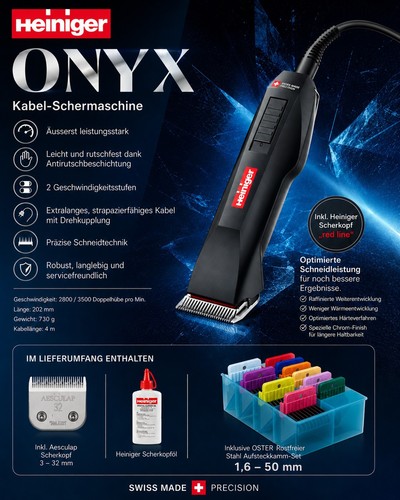 Heiniger onyx speed - speed, clipper