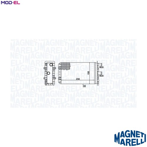 Heat exchanger interior - heat,