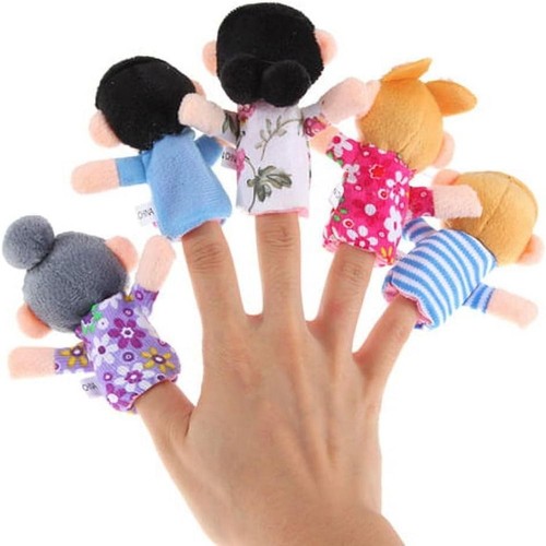 6pcs finger puppets - -, mini