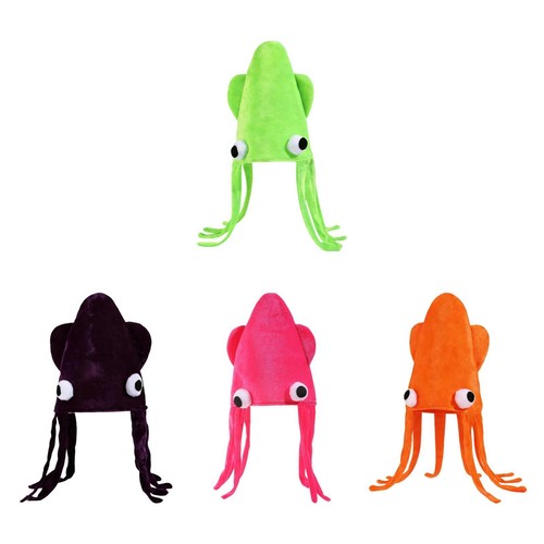 Squid hat soft prop funny - squid,