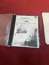 Ward 7D and 7E Prelector Turret Lathes Service and user book