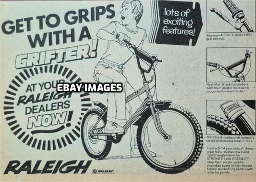 Raleigh grifter 1970 sales - grifter, 1970's