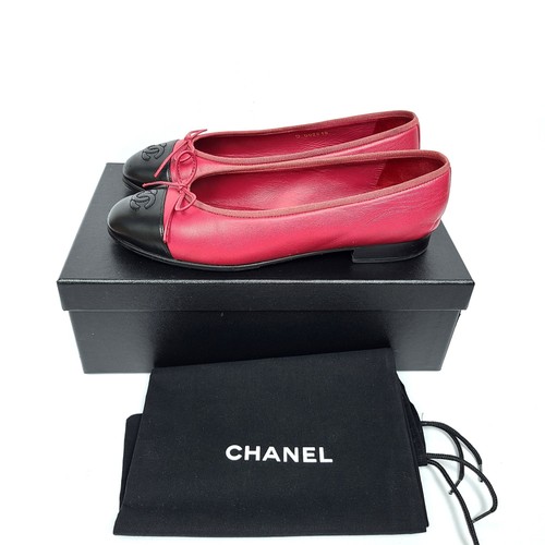 Chanel ballerina lamb flats - chanel,