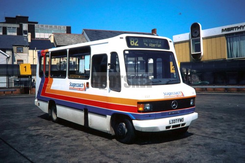 35mm slide stagecoach mercedes - slide,