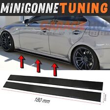 POLISHED BLACK MINISKIRTS for