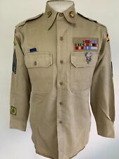 VTG Old Cotton Khaki Shirt