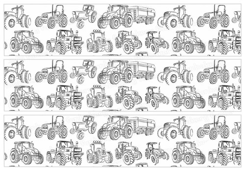 Tractor farm cake topper - tractor,