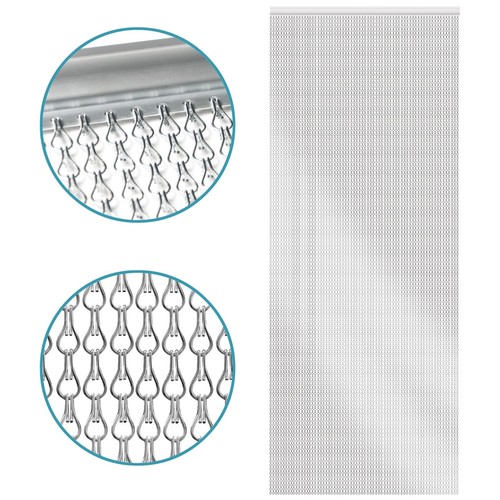 Aluminium door fly - aluminium,