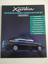 Citroen Xantia 1.8i Petrol 1.9TD Diesel Dimension Special Ed Flyer Brochure 1995