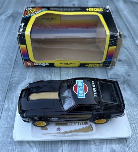 Bburago datsun 280 black - bburago,