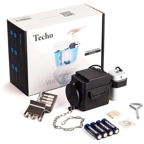 Touchless toilet flush kit - touchless,
