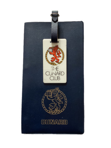 Cunard qe2 document holder - -,