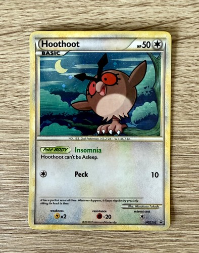 Pokemon card hoothoot - hoothoot, hgss05