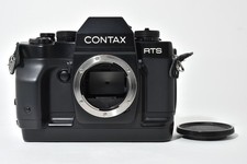 LCD Works *MINT* Contax RTS III 35mm SLR Film Camera Black Body From JAPAN