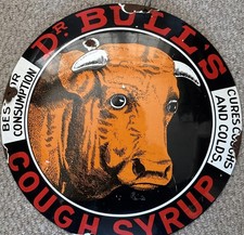 Enamel Sign , Man, Cave, Garage 12” Advertising sign collectors Memorabilia ￼