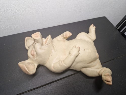 Tickled pink laughing - pink, pig