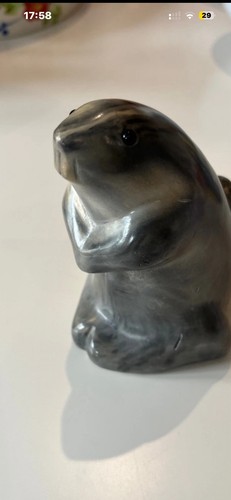Beaver sculpture figurine - beaver,