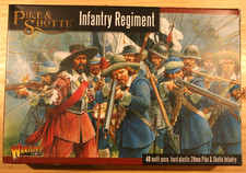 PIKE & SHOTTE INFANTRY REGIMENT BOX 40 x 28mm PLASTIC FIGS ECW TYW WARLORD GAMES