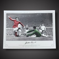 Gordon Banks Hand Signed Photo