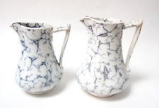 Two Vintage Swansea Pottery Lazuli Pattern Jugs
