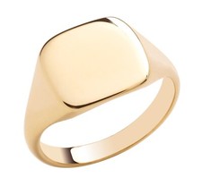 9ct Yellow Gold on Silver