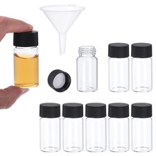 20ml Clear Glass Vials, 8 Pack